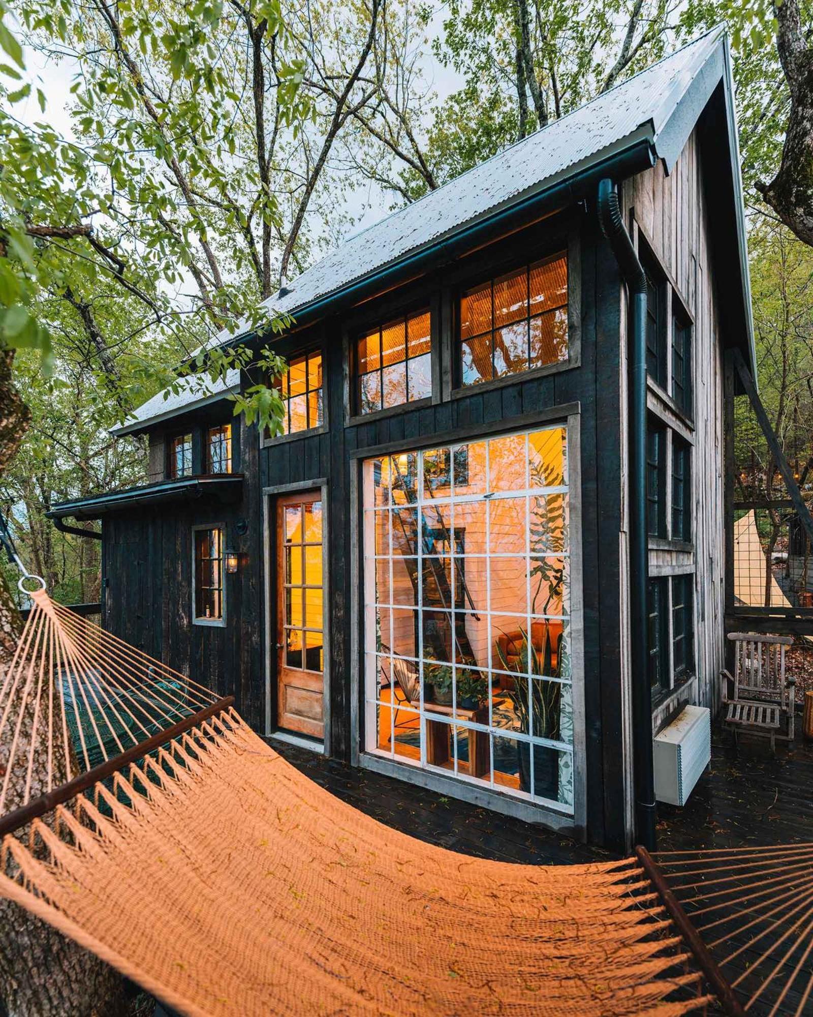 Treetop Hideaways: Wood Lily Treehouse In ชัททานูกา ภายนอก รูปภาพ